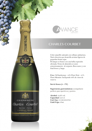 CHAMPAGNE CHARLES COURBET BRUT